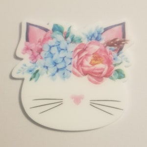 Floral Cat Needle Minder