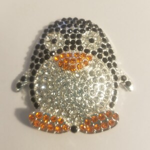 Rhinestone Penguin Needle Minder