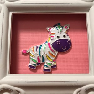 Rainbow Zebra Needle Minder