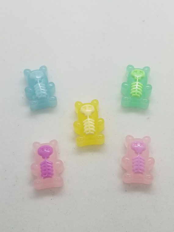 Gummy Bear Skeleton Needle Minders - Etsy España