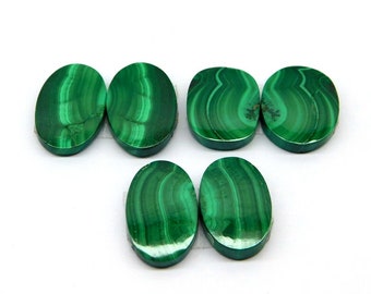 Pear shape tear drop Malachite cabochon AAA grade malachite gemstone Size 43x37mm Malachite loose gemstone