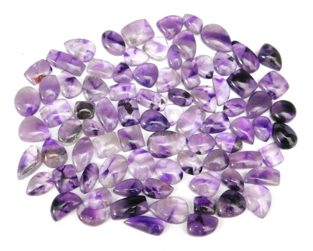 Amethyst Gemstone Cabochon Amethyst Loose Gemstone Purple Amethyst Mix