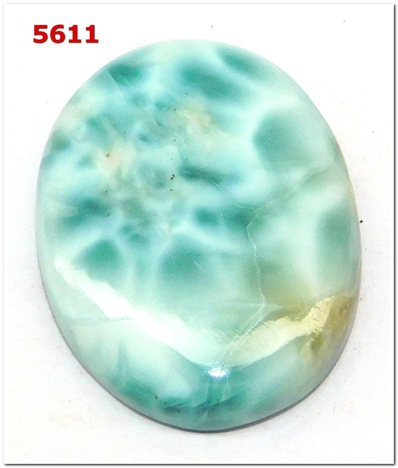 Natural Larimar CabochonDesigner blue color Larimar Gemstone Etsy