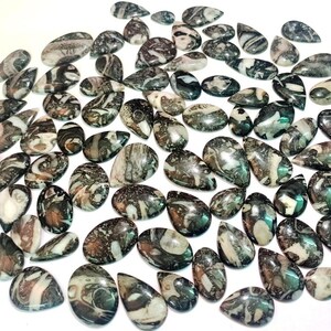 Wholesale Black Onyx Gemstone, Banded Onyx Cabochon Lot, Black Onyx Gemstone cabochon lot, Black Onyx Gemstone for Unique jewelry Creation.