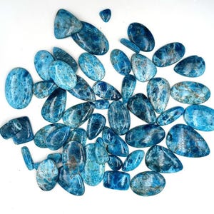 Beautiful Blue Apatite Cabochon, Premium quality  blue Apatite Loose Gemstone, Wholesale Apatite Gemstone, Blue Apatite stone for jewelry.