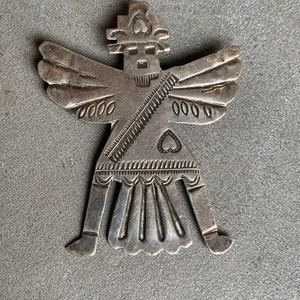 Sterling Silver Thunderbird Pin