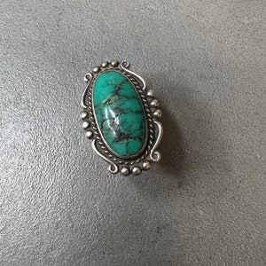 Vintage Sterling Turquoise Ring