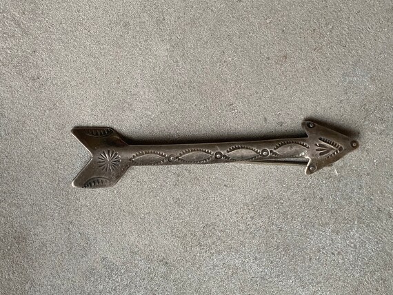 Vintage Sterling Arrow Pin
