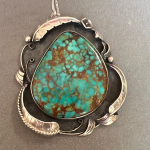 Sterling Turquoise Pendant
