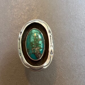 Vintage Sterling Turquoise Ring