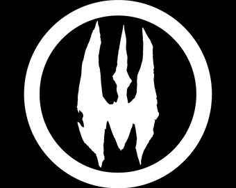 Mandalorian Death Watch Sigil Vinyl Decal – Star Wars Stickers