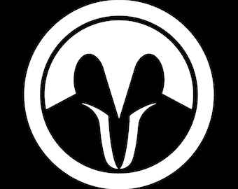Mandalorian Nite Owls Sigil Vinyl Decal – Star Wars Car Laptop Sticker