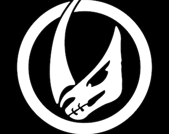 Mudhorn Signet from The Mandalorian Star Wars Vinyl Decal - Stickers for Laptop, Car Window, and Bumper!