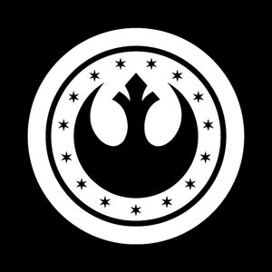 Star Wars New Republic Vinyl Decal - Sticker for Laptop, Car Window, and Bumper