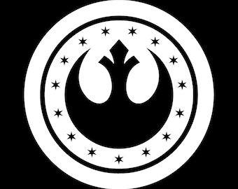 Star Wars New Republic Vinyl Decal - Sticker for Laptop, Car Window, and Bumper