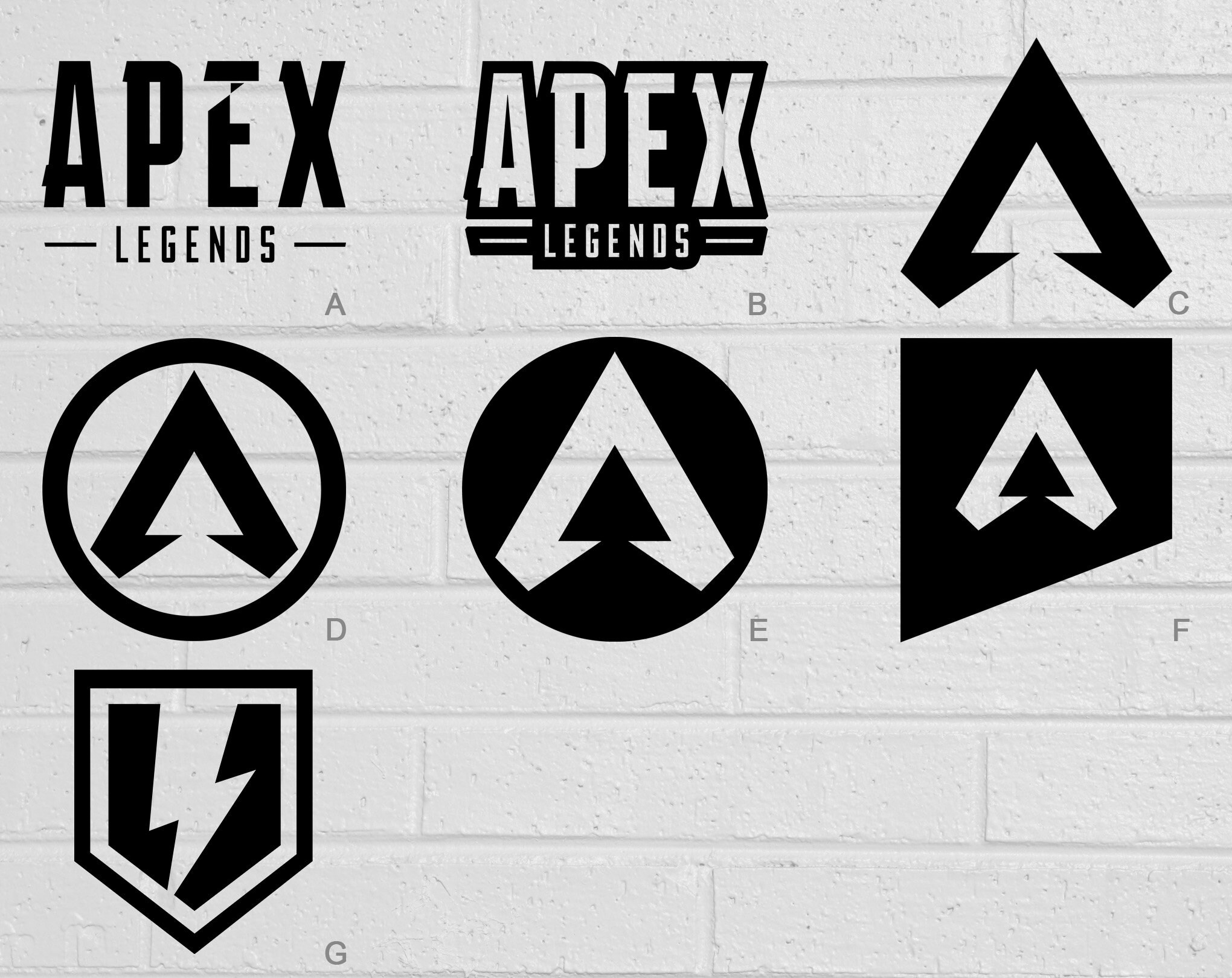 Apex Legends Vinyl Decals (6 to Choose From) - Stickers for Laptop, Car ...