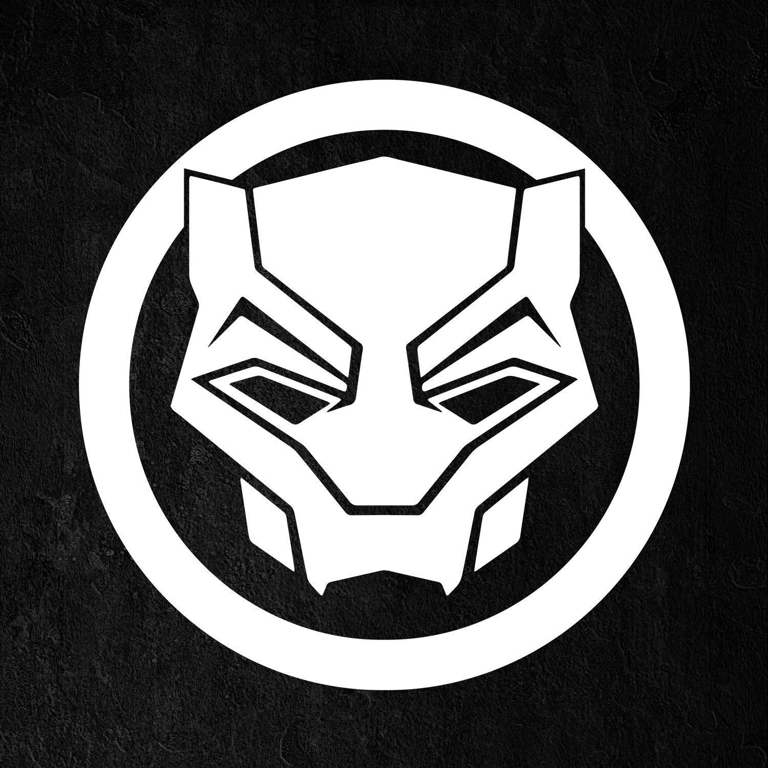 Black Panther Vinyl Decal - Sticker for Laptop, Car Window, and