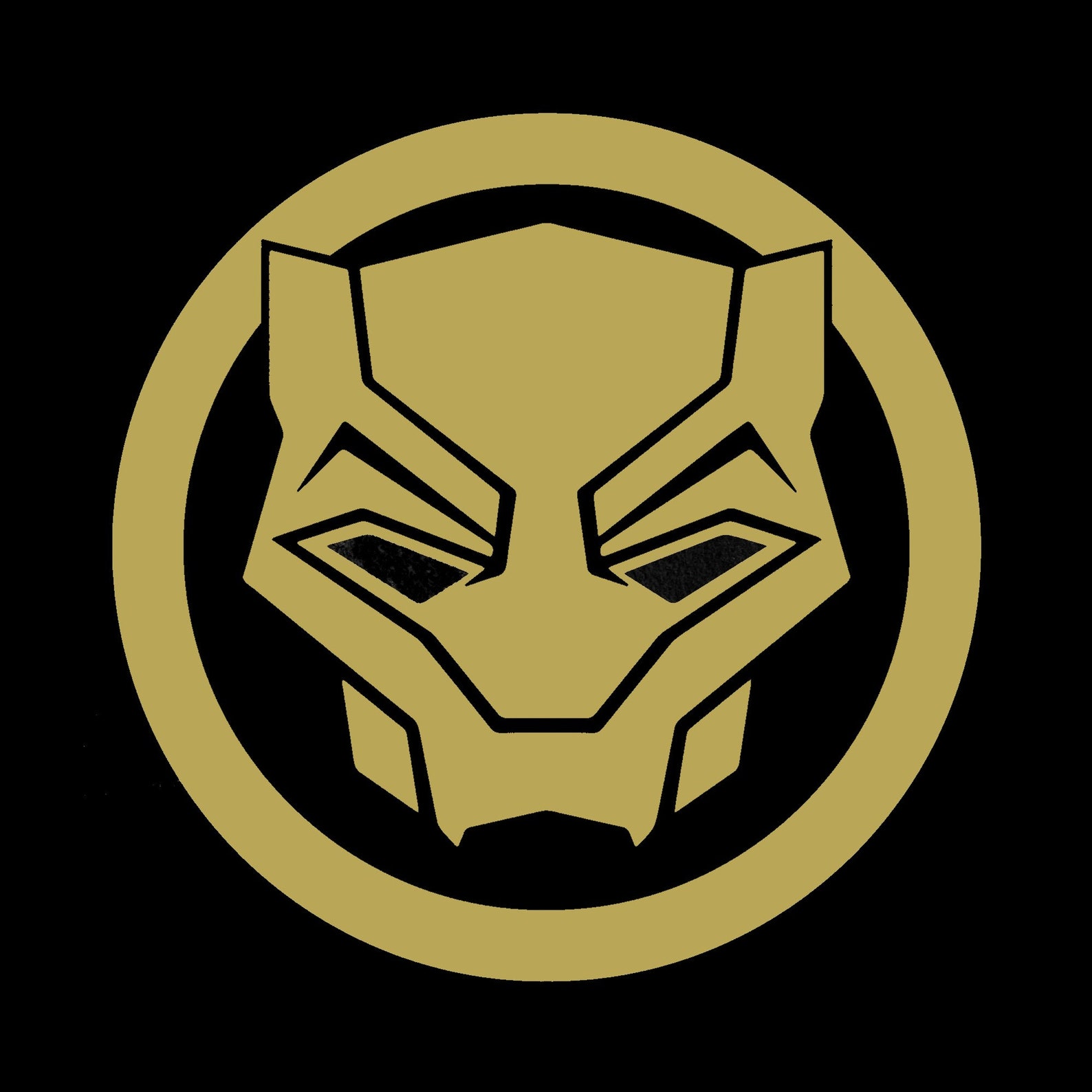 Black Panther Vinyl Decal Sticker for Laptop Car Window Etsy