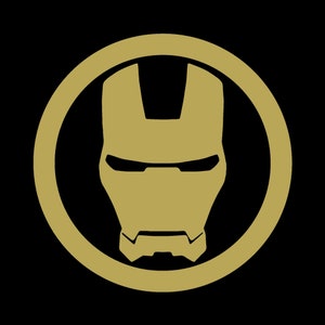 Iron Man Vinyl Decal Sticker for Laptop, Car Window, and Bumper image 5