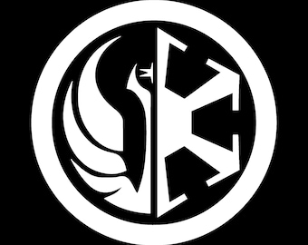 Star Wars Old Republic/Sith Vinyl Decal - Sticker for Laptop, Car Window, and Bumper