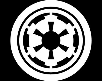 Star Wars Galactic Empire Vinyl Decal - Sticker for Laptop, Car Window, and Bumper