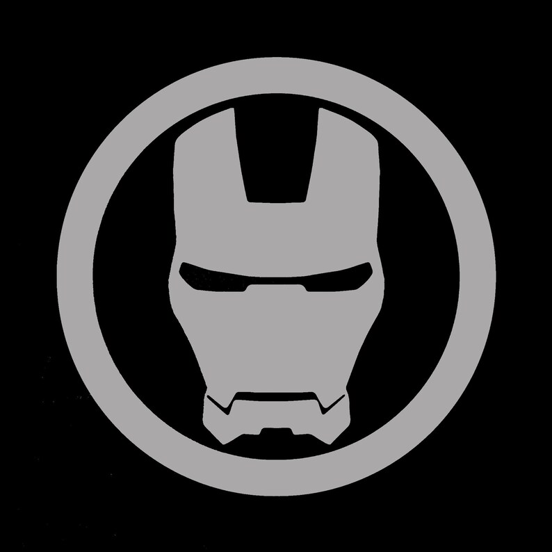 Iron Man Vinyl Decal Sticker for Laptop, Car Window, and Bumper image 4