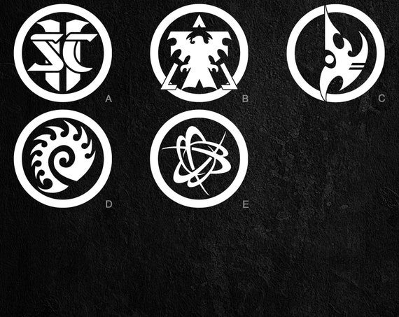 Starcraft Vinyl Decals 5 to Choose From Stickers for Laptop, Car