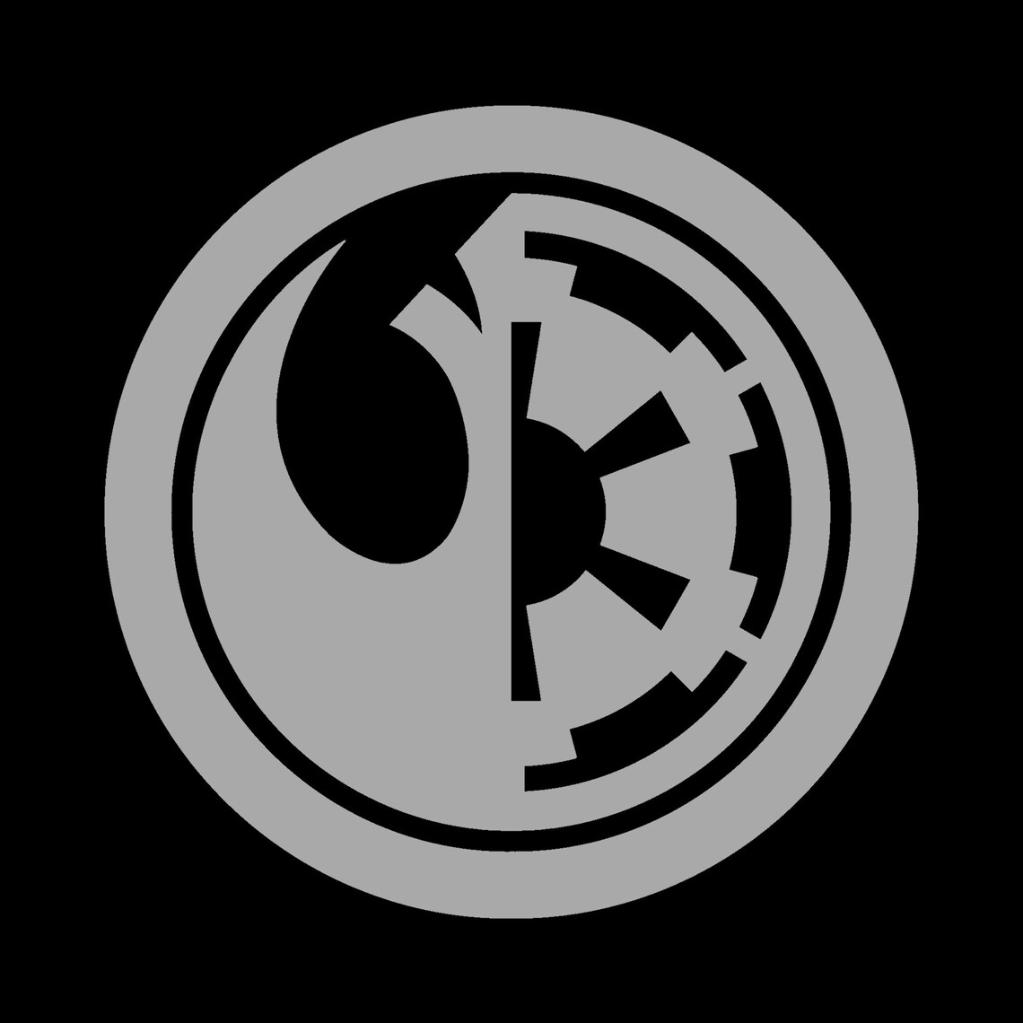 Star Wars Rebel Empire Vinyl Decal Sticker for Laptop Car | Etsy