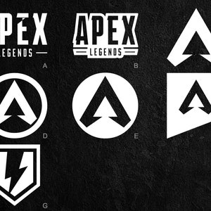 Apex Legends Vinyl Decals (6 to choose from) - Stickers for Laptop, Car Window, and Bumper