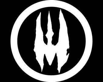 Mandalorian Death Watch Sigil Vinyl Decal – Star Wars Stickers