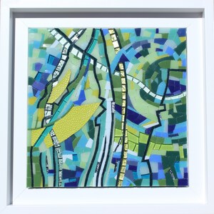 Tableau en mosaique - Art abstrait - Amazonie