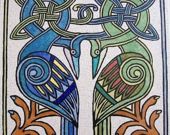 Tableau celtique en mosaique