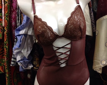 Set di lingerie in biancheria intima per capesante in pizzo floreale