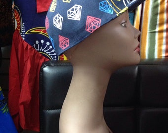 Adjustable Ankara Print Face Cap | Etsy 