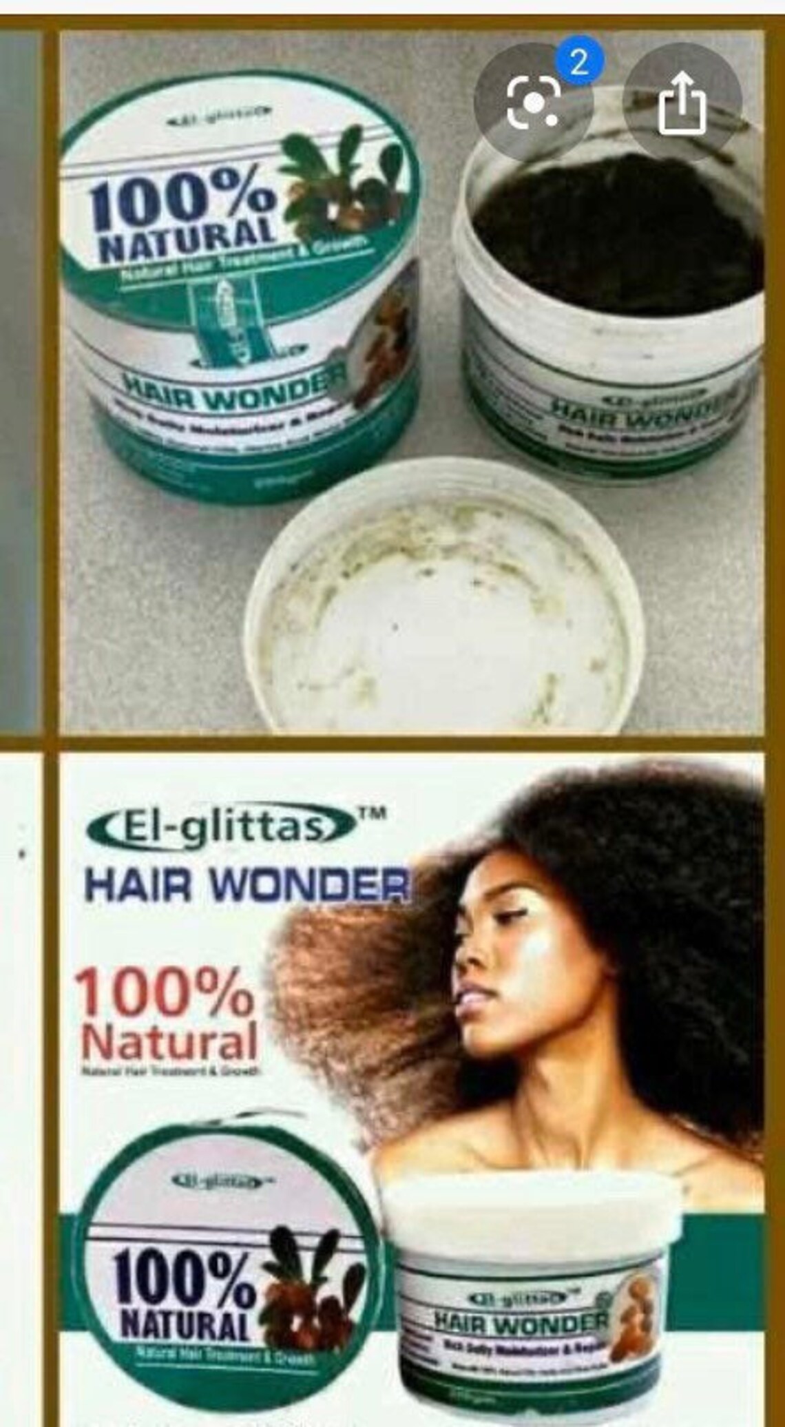 Hair wonder Hair loss treatment creambiggest size Etsy