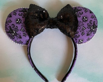Haunted Mansion Wallpaper Inspired Minnie Ears