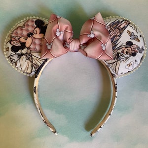 Mickey and Minnie Mouse Inspired Wedding Castle Ears