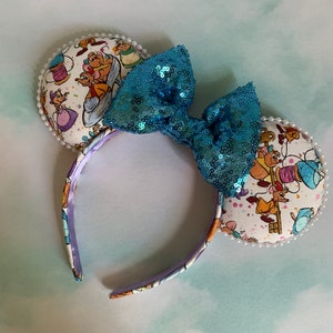 Cinderelly Cinderelly Cinderella and Mice Friends Inspired Minnie Ears Jaq Gus Gus