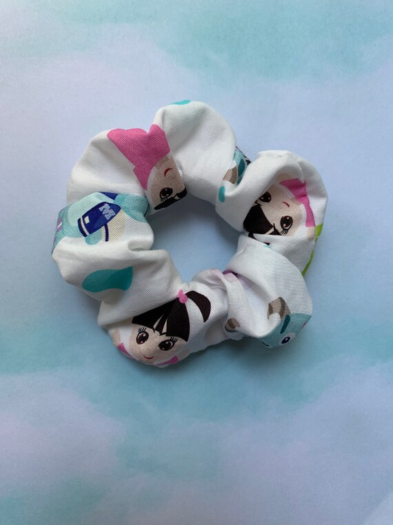 Boo Monsters Inc Monsters University Scrunchie Hair Tie Made Etsy
