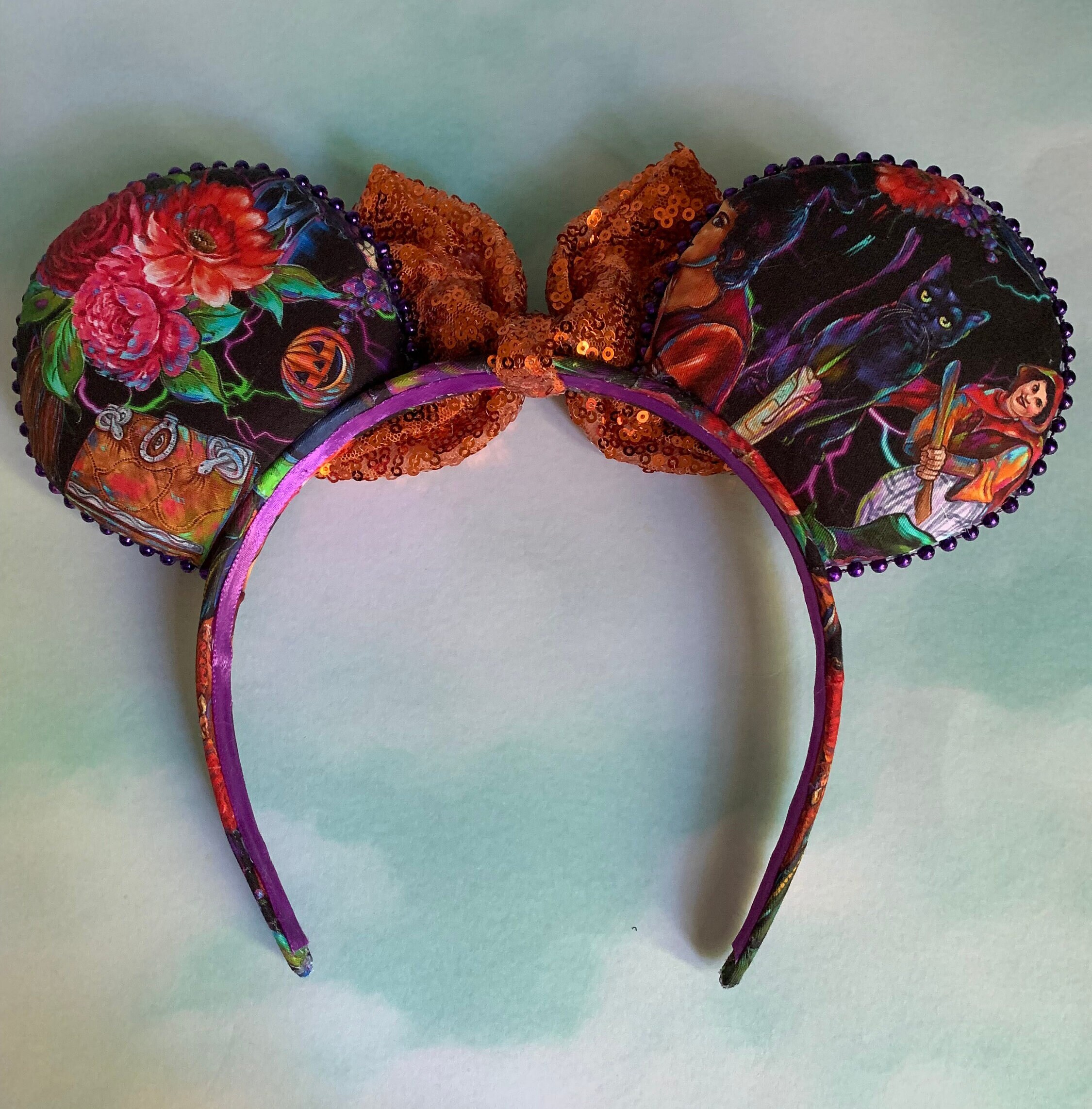 Hocus Pocus Sanderson Sisters Inspired Minnie Mouse Ears Etsy