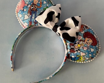 Toy Story Inspired Jessie and Woody Minnie Mouse Ears