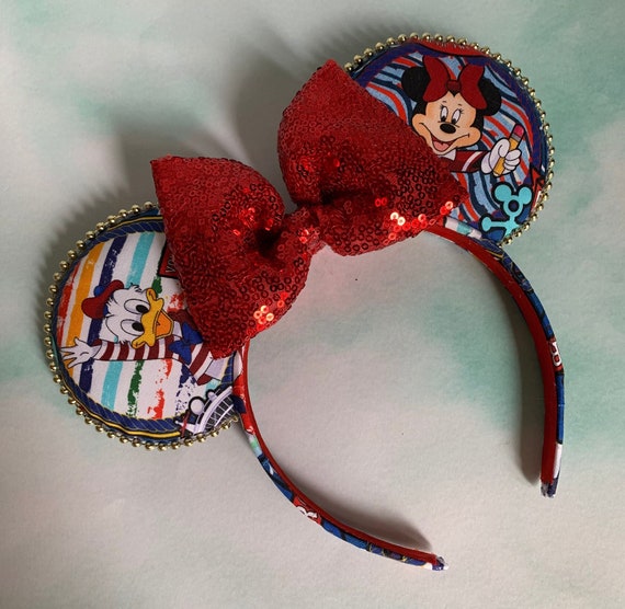 Disney Cruiseline Captain Minnie Ears  sequence headband Brand New with tags $_12.JPG?set_id=880000500F main image 2