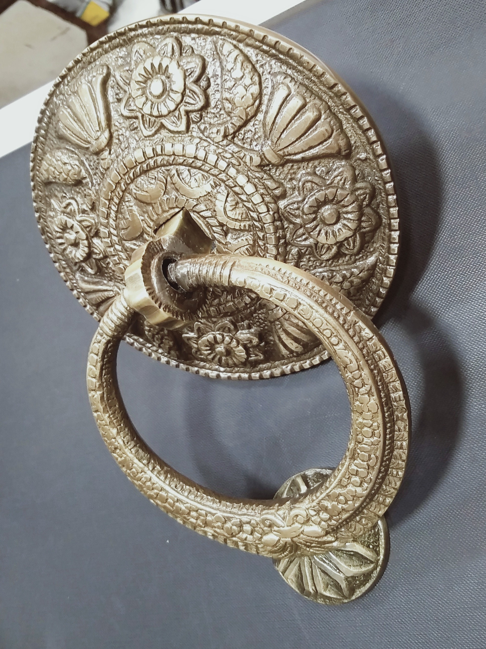 Unique Carving Rajwadi Design Kada Door Knocker Made of Full Etsy