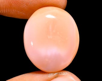Natürliche Rosa Peru Opal Cabochon Poliert Anden Opal Edelstein für die Schmuckherstellung, Handwerk machen, Rosa Peru Opal
