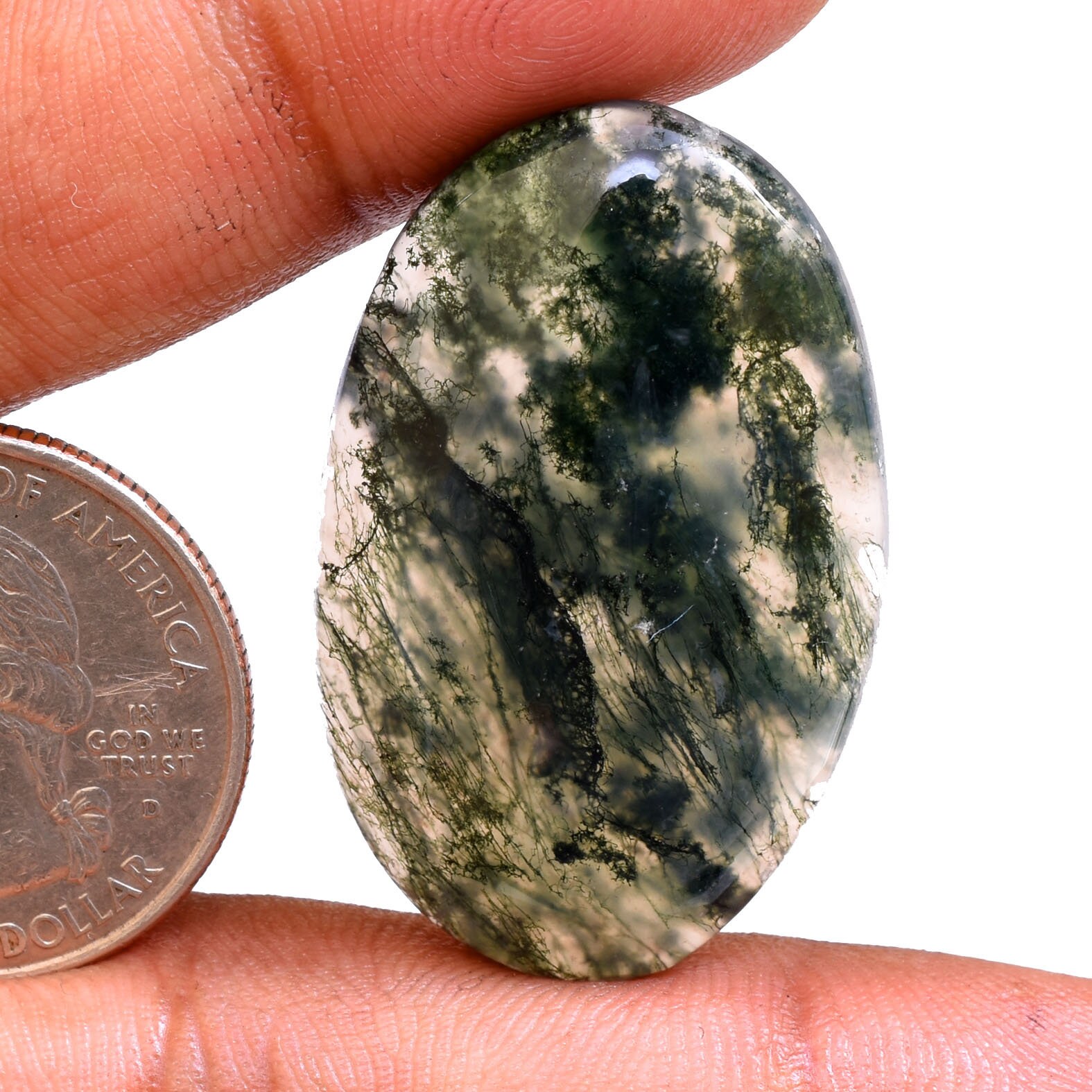 Aaa Quality Top handmade polished Natural GREEN MOSS AGATE | Etsy