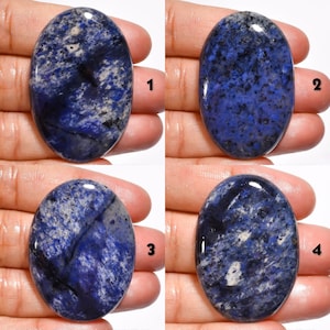 Natural Blue Dumorite Cabochon Designer Dumortierite Crystal with Hand Polished Flatback Loose Stone Healing Dumortierite from Mexico