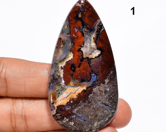 Natürliche Naht Achat lose Edelstein Cabochon für die Herstellung von Anhängern Designer Edelstein handgemachte Cabochons für die Schmuckherstellung