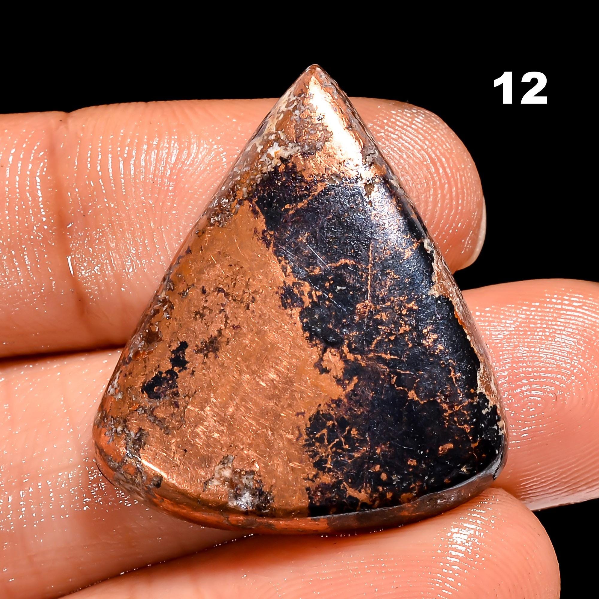 Copper Replacement Agate, Copper Hematite Dolomite, Copper Agate