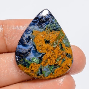 Natural African Pietersite Gemstone Round Oval Teardrop Brown Pietersite Cabochon For Jewelry Making, Crafts