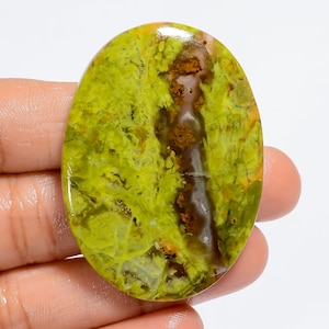 Cabochão de lizardite verde Pedras preciosas naturais para fabricação de joias, artesanato